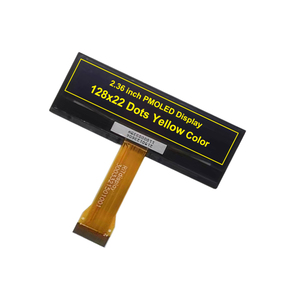2.36 inch 128*<span class=keywords><strong>22</strong></span> Mono OLED hiển thị 2.36 inch hổ phách màu vàng PMOLED Màn hình <span class=keywords><strong>LCD</strong></span> module ssd1305 24Pin FPC nhiệt độ rộng - Product Image 5