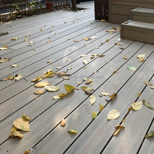 Planches de <span class=keywords><strong>terrasse</strong></span> en WPC recyclé écologiques, <span class=keywords><strong>terrasse</strong></span> extérieure, jardin, <span class=keywords><strong>terrasse</strong></span>, design cannelé bicolore, brossé, directement de l'usine, bon prix - Product Image 3