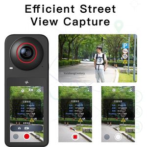 Cámara de Acción <span class=keywords><strong>Go</strong></span> <span class=keywords><strong>Pro</strong></span> de <span class=keywords><strong>360</strong></span> Grados, Resistente al Agua, 8K, Transmisión en Vivo Activa, <span class=keywords><strong>Video</strong></span> HDR en Tiempo Real, Edición con IA, Seguimiento Facial, Transmisión en Vivo - Product Image 4