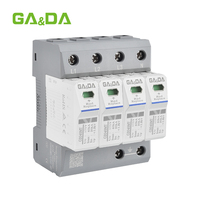 Parafoudre basse tension sur rail DIN 4P 175V AC pour la protection électrique domestique et industrielle
