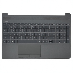 For HP Laptop 15-DW Series Accessory Gray Top Cover Upper Case Palmrest with <b>Keyboard</b> & Touchpad M31099-001 - Product Image 1