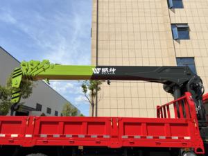 Dongfeng6 * 4 משאית רכוב מנוף מחיר טוב 6ton 8ton ישר המנוף עם מנוף - Product Image 5