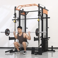 Station de musculation multifonctionnelle professionnelle pour la maison, équipement de fitness, machine Smith