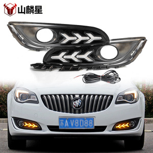 Biseles de luces antiniebla delanteras LED para Buick Regal 2014-2016, luces de circulación diurna selladas, impermeables, instalación sin perforación - Product Image 3