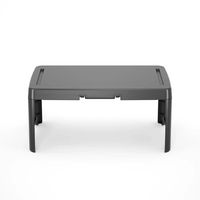 Support de bureau portable ergonomique et pliable, avec grille chauffante en plastique et support suspendu, table pliante polyvalente en métal pour ordinateur portable, pour la maison, la voiture et le camping