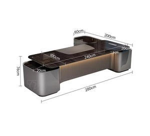 Escritorio Ejecutivo Moderno y Sencillo de Fábrica <span class=keywords><strong>2026</strong></span>, Mesa de Oficina de Madera de Lujo de Alta Calidad en Forma de L - Product Image 6
