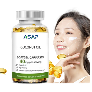 แคปซูลน้ำมันมะพร้าวออร์แกนิคสกัดจากธรรมชาติ สำหรับผู้ใหญ่ เกรดอาหาร รับผลิตแบรนด์ส่วนตัว (Private Label) - Product Image 1