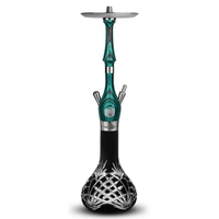 Original Mr Wood Hookah Setup aus Holz und Edelstahl – Premium Shisha für Lounge, Bar, Café und Restaurant