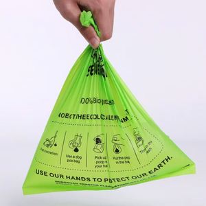 Sac à déjections canines biodégradable et compostable en amidon de maïs, respectueux de l'environnement, pour animaux de compagnie - Product Image 6