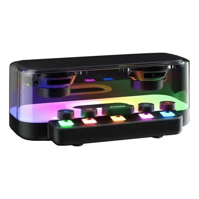 Wireless Speaker Z6 Portable Desktop Stereo Subwoofer Large Volume Support USB TF Card Play for Home Theatre Party
