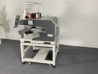 Machine à broder à tête unique BL-1201E 12/15 aiguilles : zone de travail massive de 500x1200mm, qualité commerciale automatique