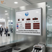 Pantalla LED Programable para Mostrar la Tasa de Cambio de Moneda Digital