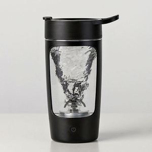 Bouteille Électrique Mélangeuse Automatique 600 ml à Double Paroi Écologique avec Couvercle, Personnalisable avec Logo, pour Adultes, Prête à Boire, Anti-Bouillonnements - Product Image 2