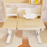 Table d'étude moderne ergonomique en bois à hauteur réglable Étagère pliable pour la maison, le bureau, l'hôtel ou la chambre d'étudiant