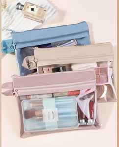 PVC Cosmetic <b>Bag</b> Small Storage Hand-held Zipper <b>Bag</b> Inner Liner for <b>Makeup</b> - Product Image 1