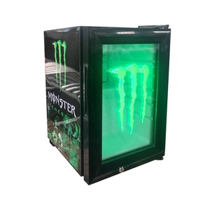 Best Selling 2025 Refrigeration Equipment <strong>Energy</strong> Drinks <strong>Monster</strong> Mini <strong>Fridge</strong> with Glass Door - Product Image 3
