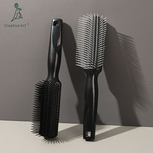 <span class=keywords><strong>Cepillo</strong></span> Desenredante de 9 Filas, <span class=keywords><strong>Cepillo</strong></span> Extraíble de Fácil Limpieza, Clásico y con Logotipo Personalizado, <span class=keywords><strong>Cepillo</strong></span> Rizado <span class=keywords><strong>Denman</strong></span> - Product Image 2