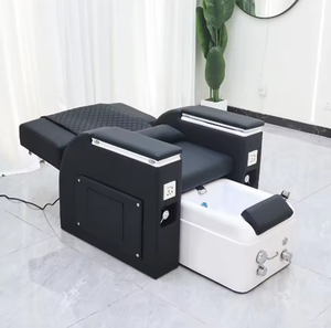 Automatic Luxury Pedicure <b>Massage</b> <b>Chair</b> Whirlpool 180 Degrees Adjustable <b>Reclining</b> Seat Pipeless Jet System 7-Color LED Lamp for - Product Image 6