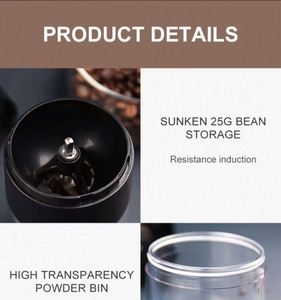 New Smart Usb Drip Cafe Electric <b>Coffee</b> Bean Externally Adjustable Grinder <b>Portable</b> Wireless <b>Coffee</b> <b>Maker</b> for Travel - Product Image 5