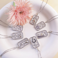 Collier Pendentif Signe Astrologique XL012 en Acier Inoxydable Bicolore avec Zircon Cubique Incrusté, Bijou Astrologique pour Filles, Cadeau de Fête