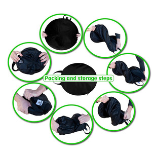 Rete di Essiccazione Pieghevole a 2/4/6/8 Strati in Nylon Nero Impermeabile con Cerniere per <span class=keywords><strong>Erbe</strong></span> e Piante da Giardino - Product Image 5