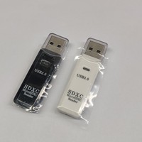 Adaptador Externo USB 3.0 T01, Lector de Tarjetas TF y SD con Ranura para Tarjetas de Memoria Flash, Plug and Play, para Computadora Portátil, Computadora de Escritorio y TV
