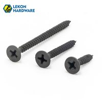 LEKON C1022A Vis autoperceuses à tête double cornet, à empreinte cruciforme Phillips, robustes, pour bois et cloisons sèches
