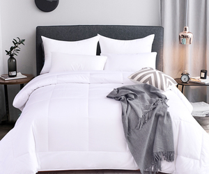 White <strong>Black</strong> Grey <strong>Bed</strong> <strong>Sheets</strong> for Hotels and Hospitals 3 Pieces Bedding <strong>Sheet</strong> - Product Image 2