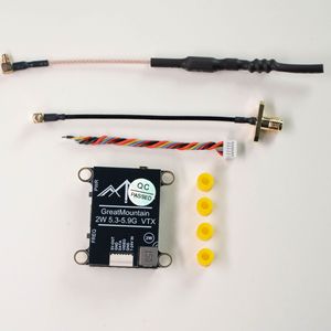 เครื่องส่งสัญญาณวิดีโอ GreatMountain 2W 5.3-5.9G VTX สำหรับโดรน FPV พร้อมเสาอากาศและขั้วต่อ - Product Image 4
