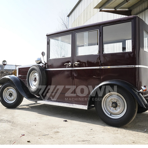 Voiture électrique vintage de luxe à toit fermé, idéale pour le transport dans les villas et les centres de villégiature - Product Image 4