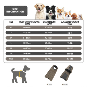 เสื้อผ้าฤดูหนาวสำหรับสัตว์เลี้ยงสุนัข - Product Image 4