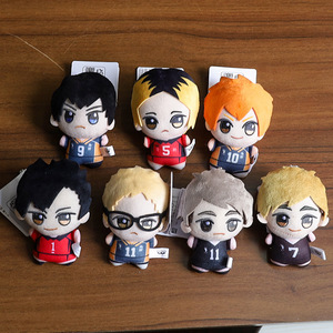 Wholesale 10 Designs Haiky <b>Anime</b> <b>Plush</b> Keychain Hinata Shoyo Soft Stuffed Doll Keyring Bag Charm Pendant Gift for Fans - Product Image 1