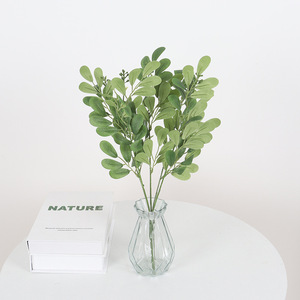 Ramo de Hojas Artificiales de 52cm, Follaje de Seda para Decoración de Bodas y Hogar - Product Image 2