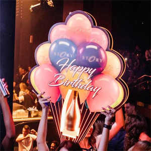 Logotipo personalizado acrílico club nocturno botella pantalla Led botella glorificador botella presentador para <span class=keywords><strong>Hennessy</strong></span> - Product Image 2