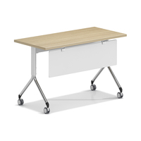 Table de conférence multifonction moderne et flexible pour salle de formation Table pliante Table combinée avec roulettes