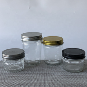 Bocaux en verre de 240ml 350ml avec capuchon torsadé noir hermétique pour préserver la gelée de miel d'épices Pot en verre à dessert de 250 ml - Product Image 5