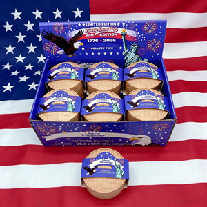 Boîte de 12 Squishies Dumplings du 4 <span class=keywords><strong>juillet</strong></span>, jouet anti-stress en PU à remontée lente, articles de fête USA, édition limitée - Product Image 5