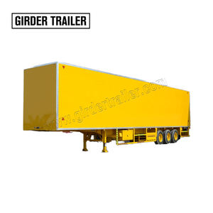 Semi-remorque à 3 essieux, remorques de fret fermées, remorques de fret à plateau sec, remorques de fret à caisse isolée, semi-remorque de fret de 20 pieds, 40 pieds, 45 pieds à vendre - Product Image 1