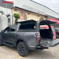 Capot rigide en alliage d'aluminium pour pick-up avec panneaux latéraux MOLLE et porte arrière solide pour Ford F-150