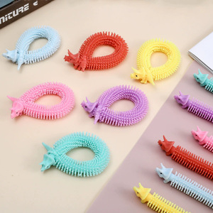 Multicolor Cartoon Unicorn Alpaca unicorn Toys Silicone Wristband Anti Stress <b>Bracelet</b> unicorn Soft Toy <b>Rope</b> Launcher - Product Image 4