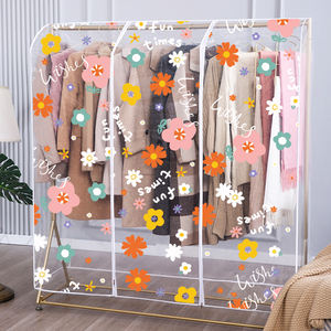 Einfache Kleiderschrank-Abdeckung zum Aufhängen, Staubschutz für Kleiderständer - Product Image 2