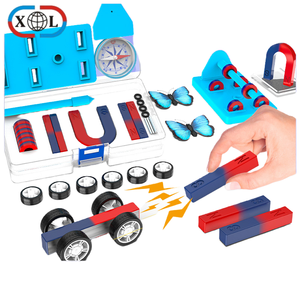 Kit de herramientas de enseñanza de imanes industriales Experimento de ferrita con barra U Anillo Brújula Imán de juguete compuesto de neodimio - Product Image 6