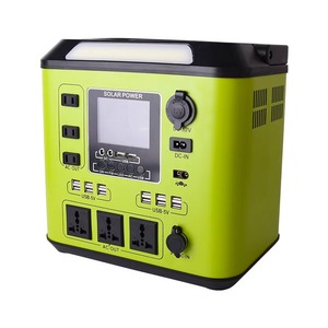 สถานีแบตเตอรี่ลิเธียมแบบพกพา 600W LiFePO4 พร้อมตัวควบคุม MPPT เครื่องกำเนิดไฟฟ้าพลังงานแสงอาทิตย์คลื่นไซน์บริสุทธิ์ ช่องเสียบ C Cigar - Product Image 1