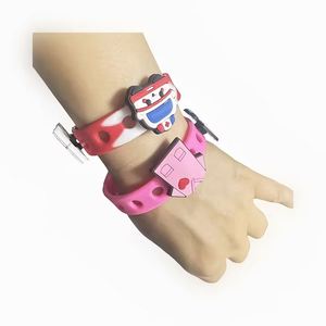 Popular Premium Custom Silicone Wristband Bracelet Factory Price <b>Shoe</b> Decorations Fashion Accessory Party Decorations Silk - Product Image 2