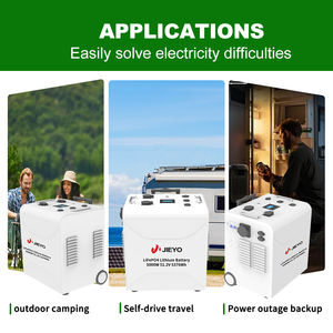 5000W Draagbare Energie Centrale 5376Wh 51.2V LiFePO4 Zuivere Sinusgolf Buiten Mobiele Zonnegenerator Auto Noodstroomvoorziening <span class=keywords><strong>Trolley</strong></span> - Product Image 4