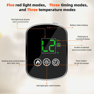 Oem ODM mặc 660nm 850nm liệu pháp ánh sáng đỏ khởi động giày bọc không dây liệu pháp ánh sáng đỏ chân hỗ trợ mắt cá chân - Product Image 4