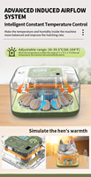 WONEGG Top vente 12 incubateur d'oeufs pièces automatique pas cher expédition incubateur d'oeufs Espagne