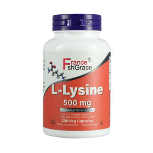 Supplément de L-Lysine Organique Extraits de Plantes 200 Capsules Veg Soutient la Fonction de la Santé des Cellules Immunitaires pour Hommes et Femmes - Product Image 1