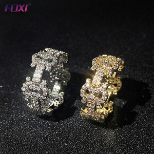 Homens jóias Hip Hop 10k ouro sólido GRA fácil passado testador de diamantes Moissanite Anéis VVS D Brand new 925 Sterling Silver Ring Mulheres - Product Image 5
