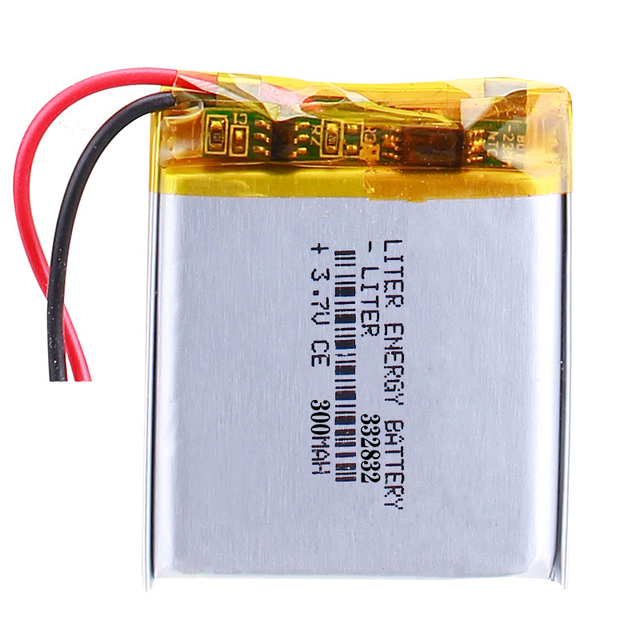 High Quality 332832 3.7v 300mah Rechargeable Lithium-ion Polymer Lithium Battery